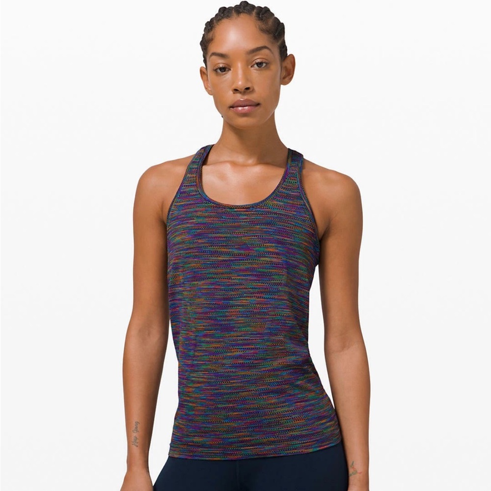 🌈 Lululemon Swiftly Tech Racerback Tank 2.0 *Love Rainbow